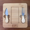 Kit Queijo Quadrado 3 Peças Personalizado