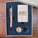 Kit Executivo Personalizado Bambu 3 Peças