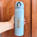 Garrafa Térmica Inox 400ml Azul Turquesa Personalizada